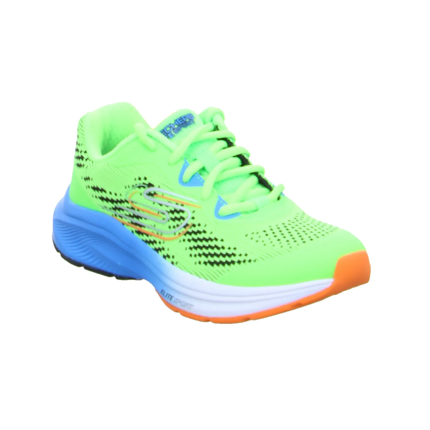 SKECHERS Jungen-Halbschuh Binder Grün Textil  Sneaker