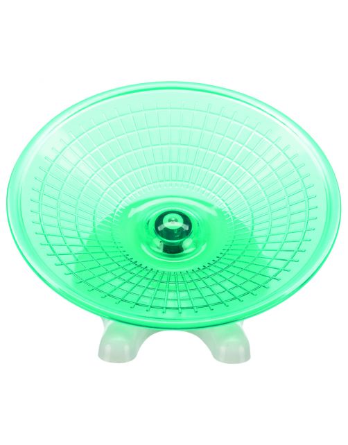 Trixie Loopschijf Voor Hamsters En Muis - Speelgoed - Ø 17 cm Blauw Groen