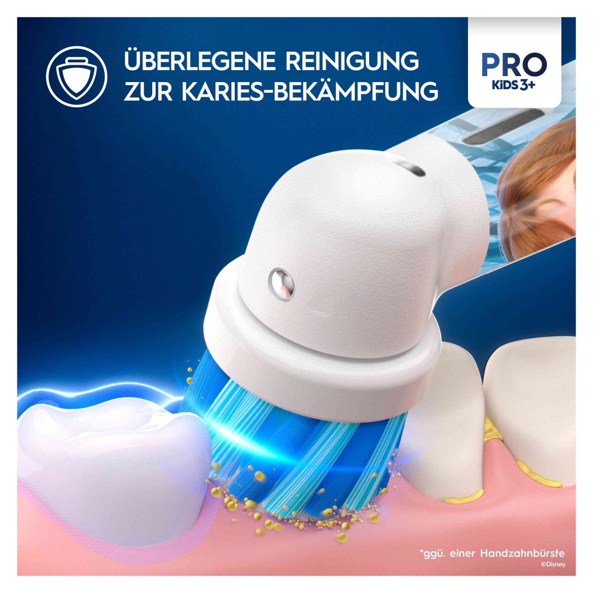 Oral-B Vitality Pro 103 Elektrische Zahnbürste Kids Frozen mit Reiseetui