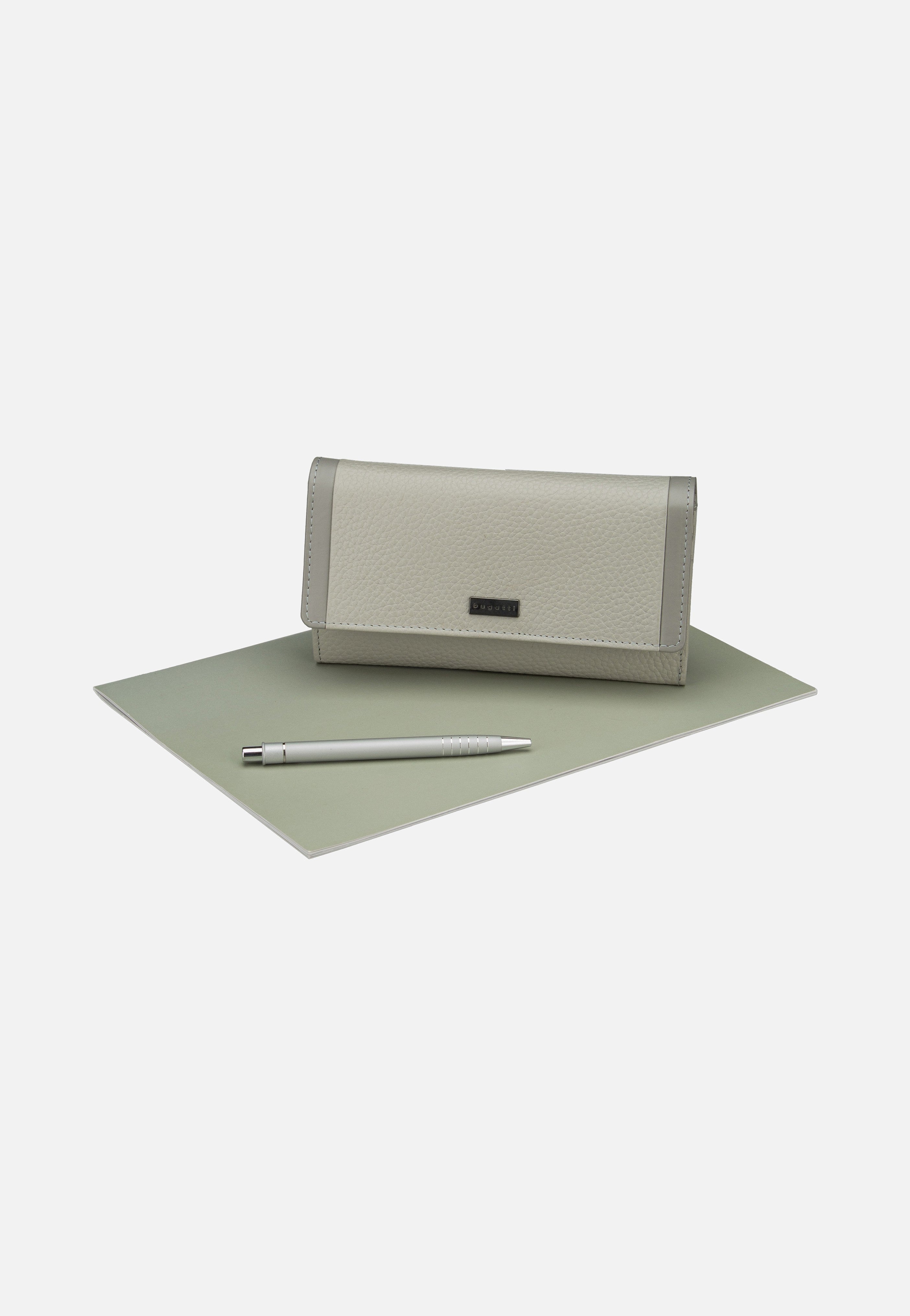 Sina Ladies Long With Flap Hellgrau - Portemonnaie