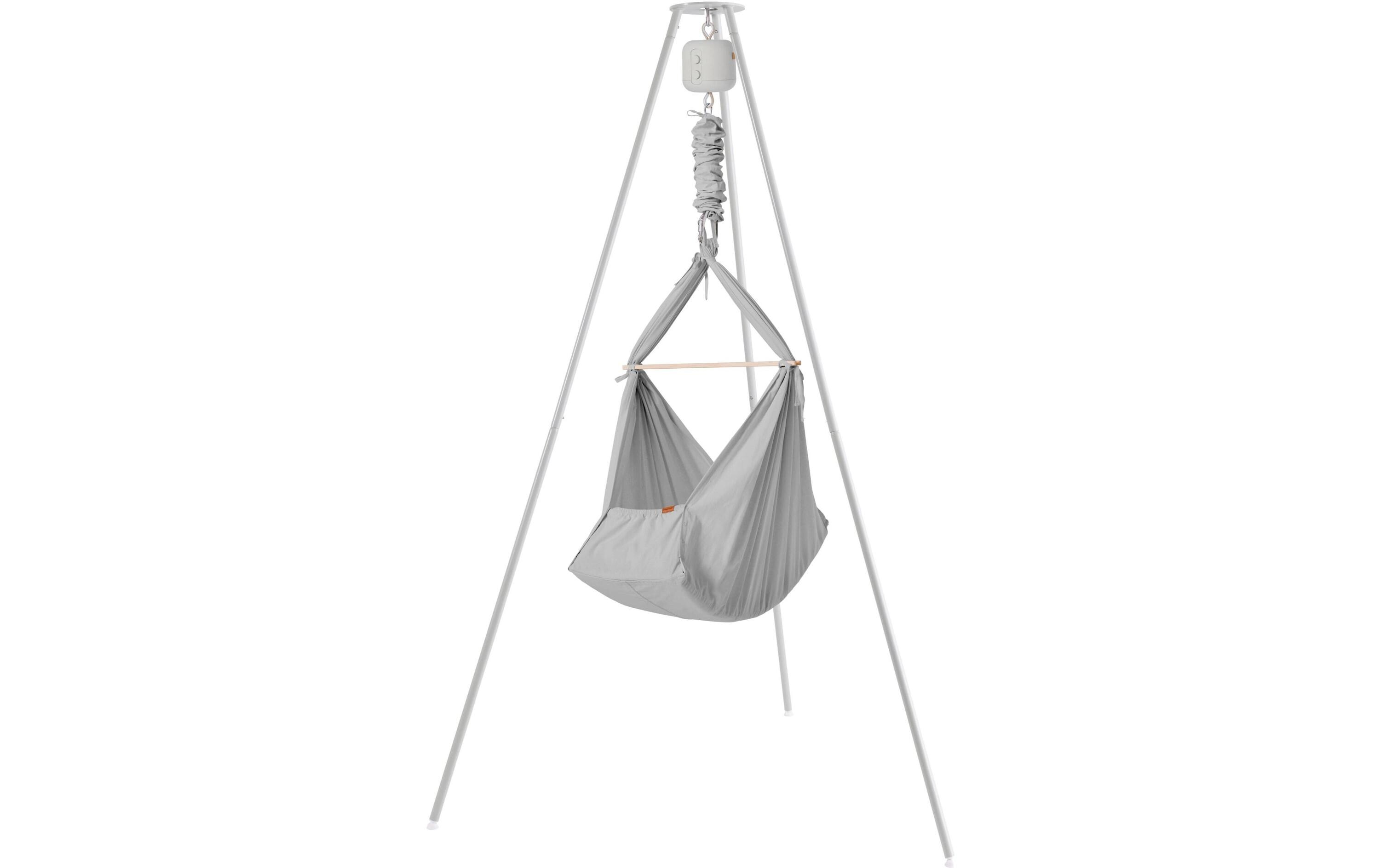 Babyhängematte Basic Set mit Ständer Grey<br>Set für ruhigen Schlaf