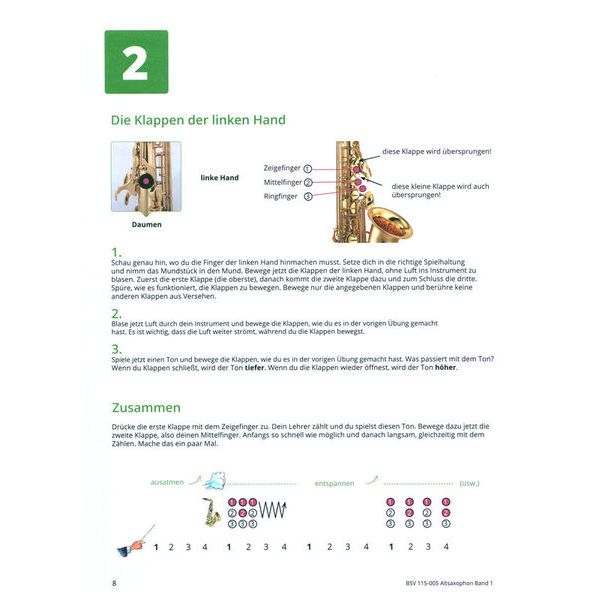 Bläser-Schulen-Verlag Gemeinsam Lernen 1 A-Sax