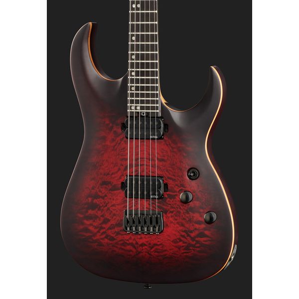 Harley Benton Amarok-BT BKRD Quilted Burst