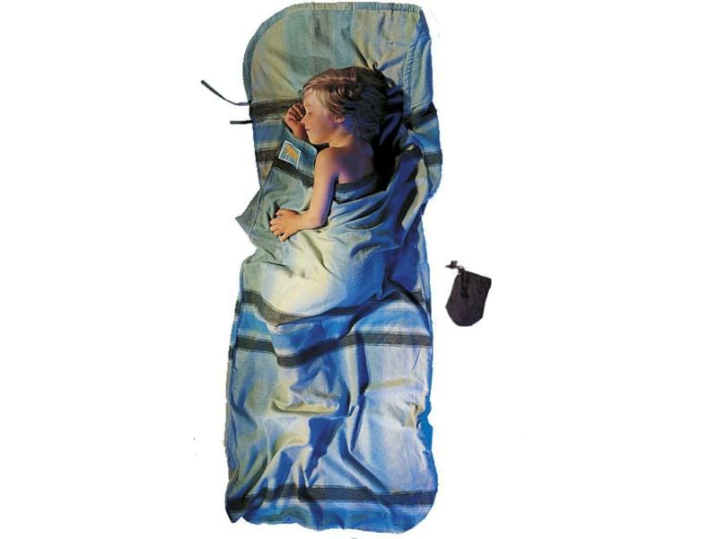 cocoon Leichtschlafsack KidSack, 6.7 °C, Hellblau Leichter Reise- oder Innenschlafsack für Kinder