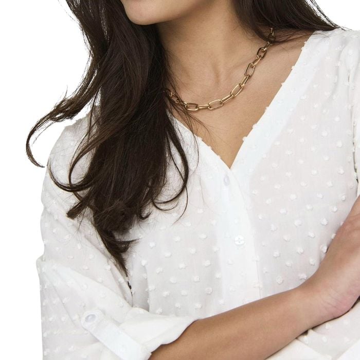 JDY Diana Life 7/8 Dobby Blouse Dames
