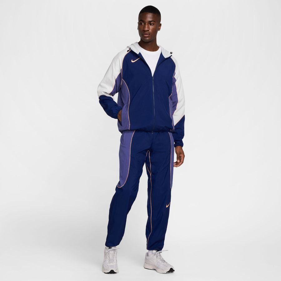 Nike Veste d'Entraînement Imperméable Strike   Woven - Bleu/Blanc/Dark Purple Orange