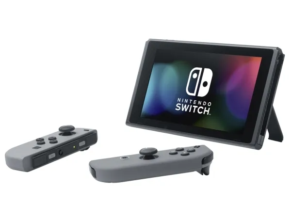 Nintendo Switch - Spilkonsol - Full HD - grå, sort
