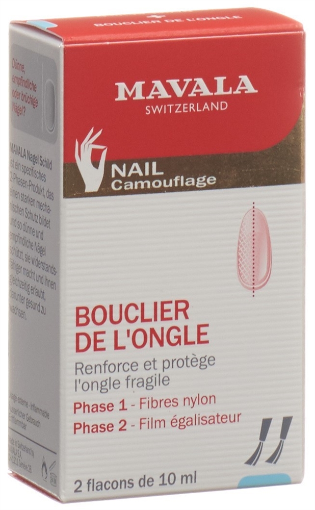 Mavala Nagel-Schild<br>2 × 10 ml, Flasche