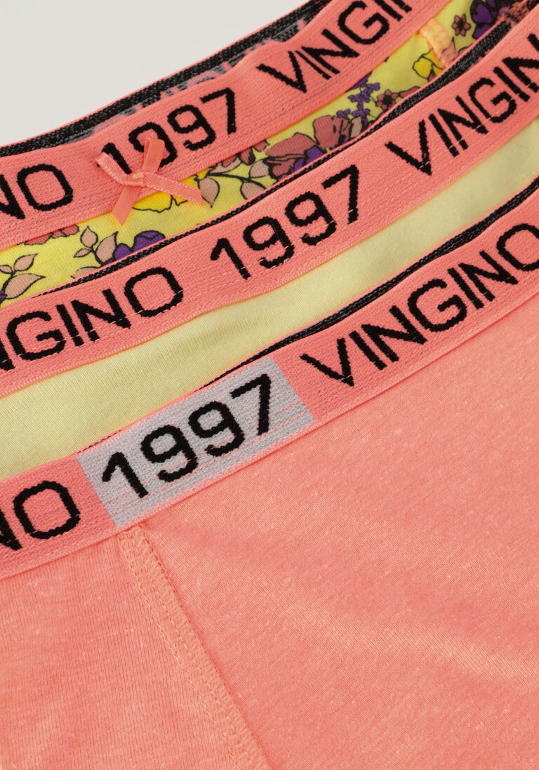 VINGINO oranje vingino  g231-12 neon flower 3pack