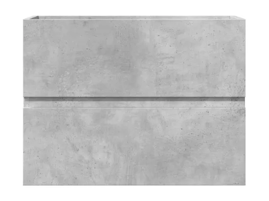 Armoire de salle de bain gris béton bois d'ingénierie