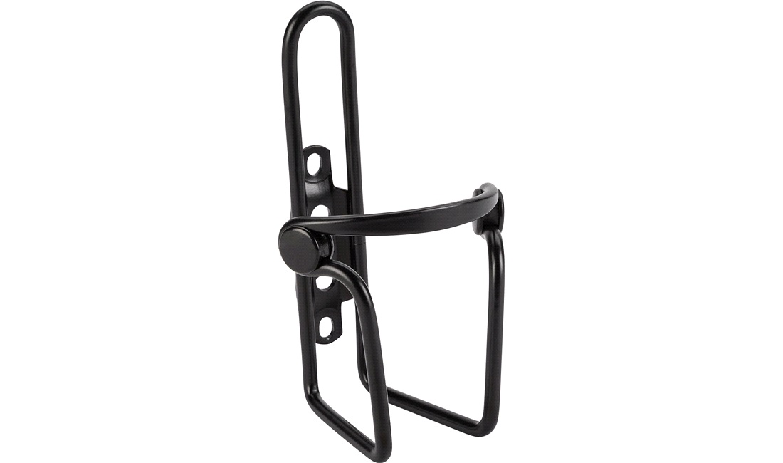 Flaskeholder klassisk sort aluminium
