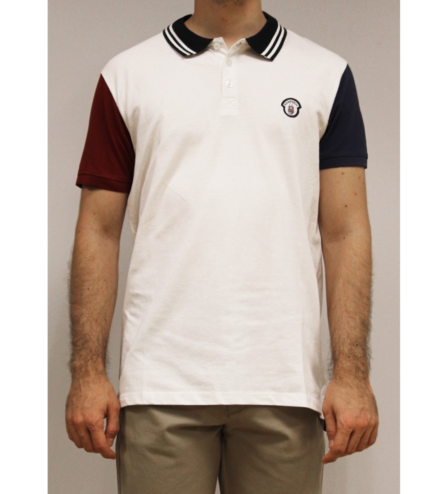 Camisa polo básica de manga curta Bendorff, branca