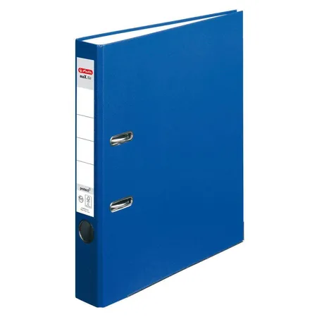 Herlitz Ordner PP A4 5cm FSC-Mix maXfile protect blau