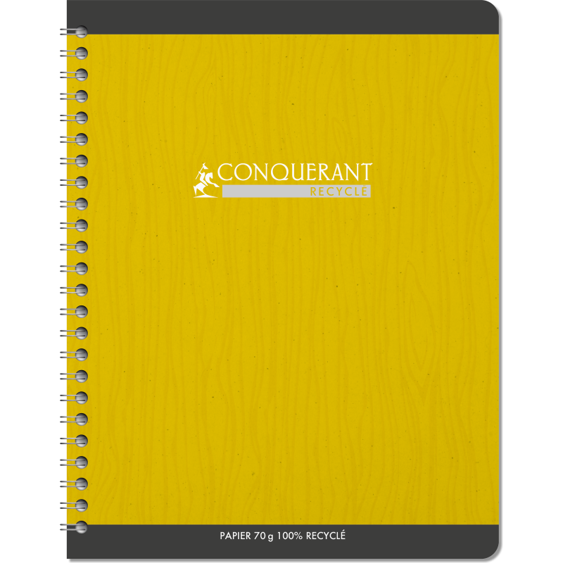 Cahier Conquerant 7 Integrale 170X220 180P 70G Q5/5 Recycle Assorti