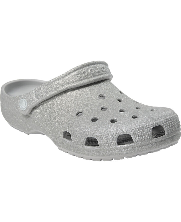 Crocs Classic Glitter Clog Silver/glitter