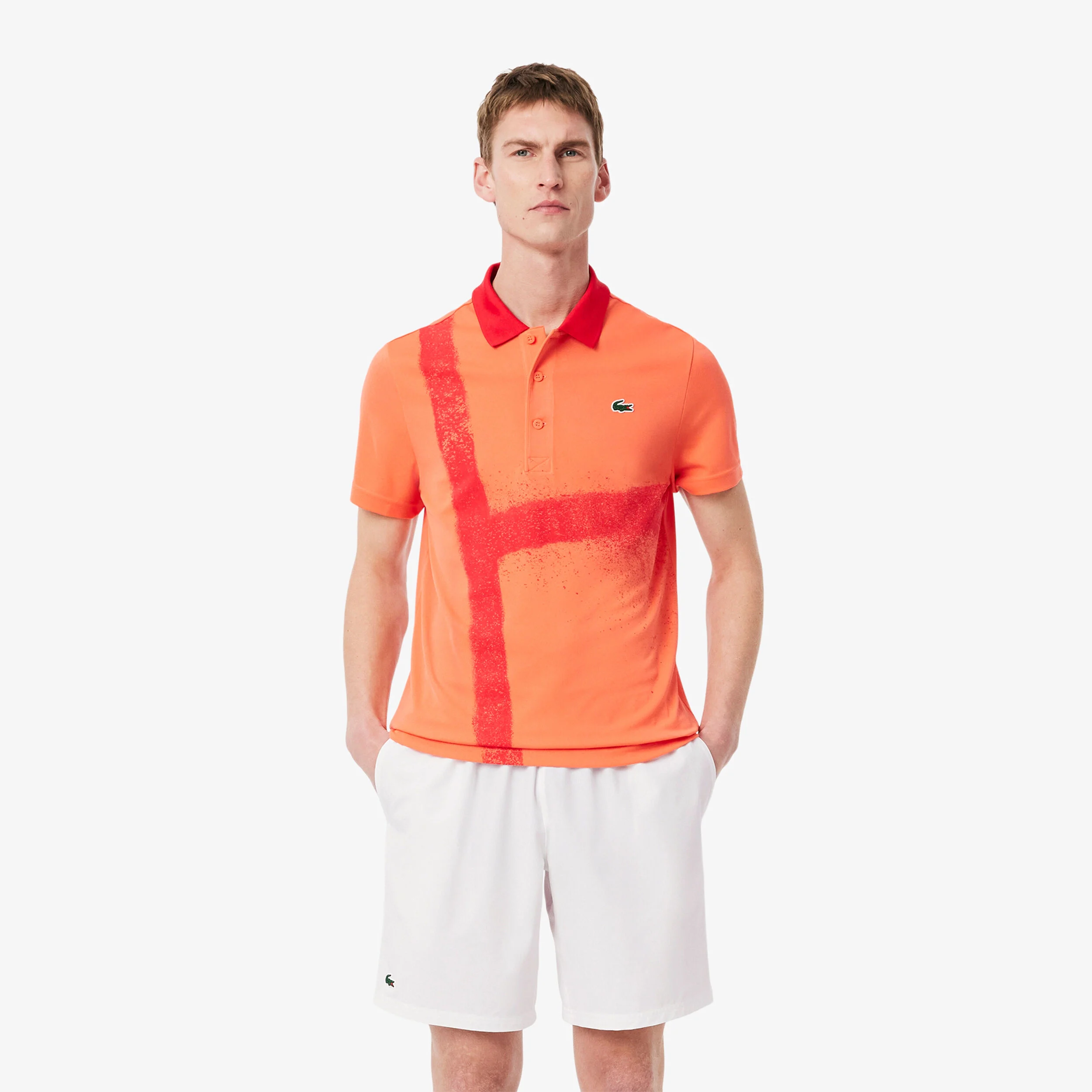 Lacoste Djokovic Shorts Hommes - Blanc