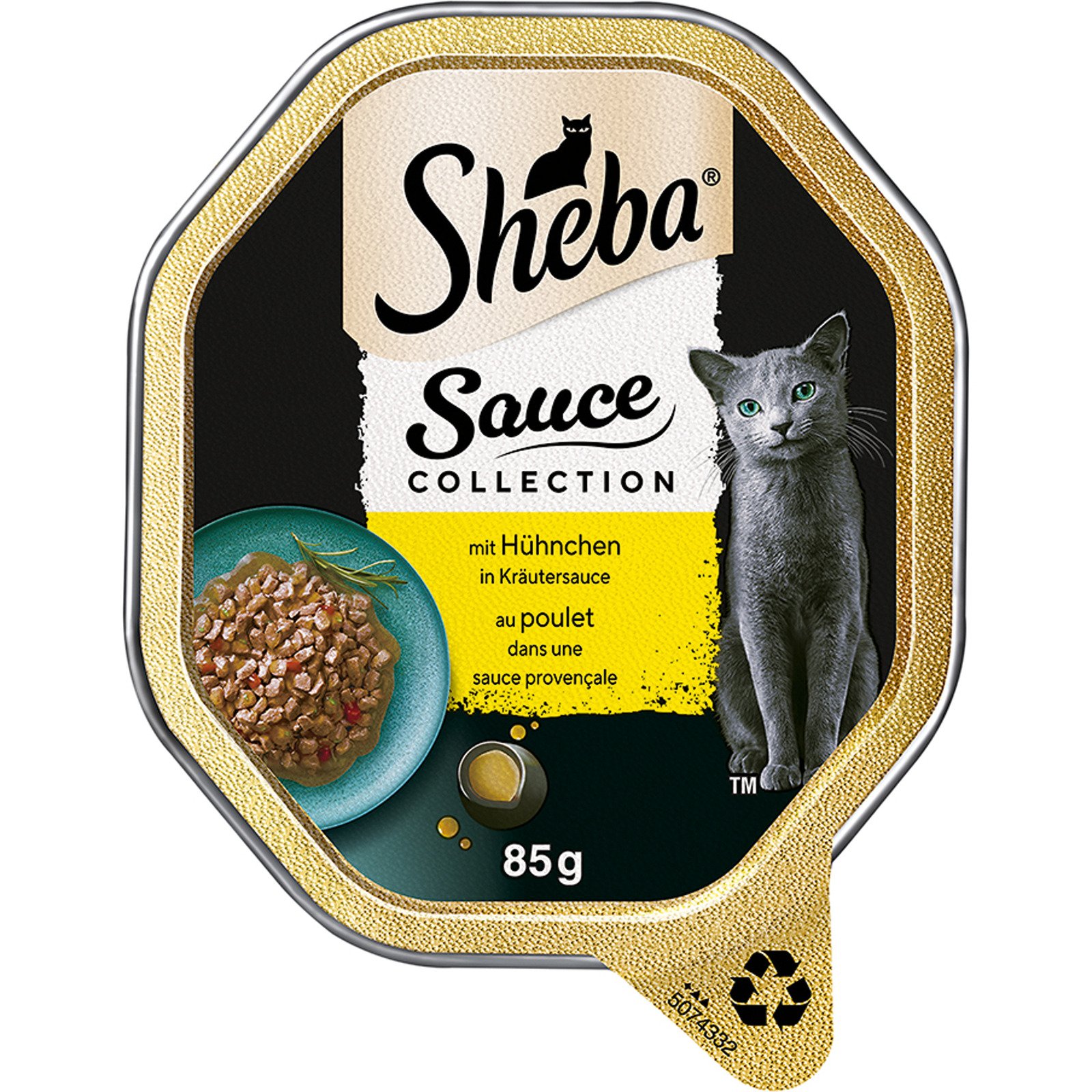 Sheba Sauce Collection mit Hühnchen in Kräutersauce 85 g