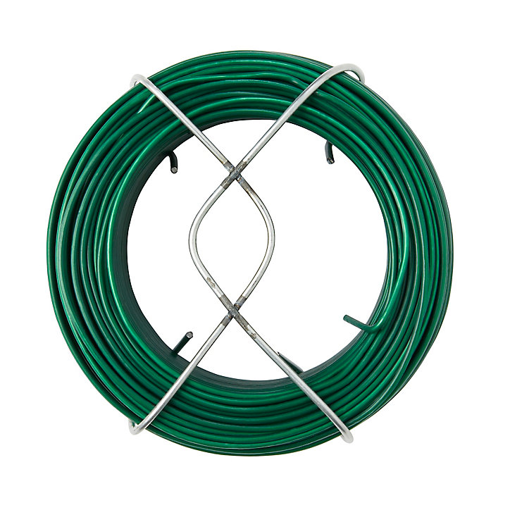 Fil d'acier revêtement PVC Diall ø1.4 mm, 50 m