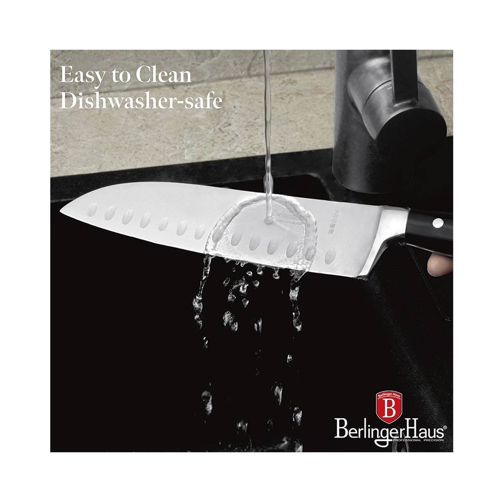 Berlinger Haus Santoku Messer 17.5cm Black Vantage Collection