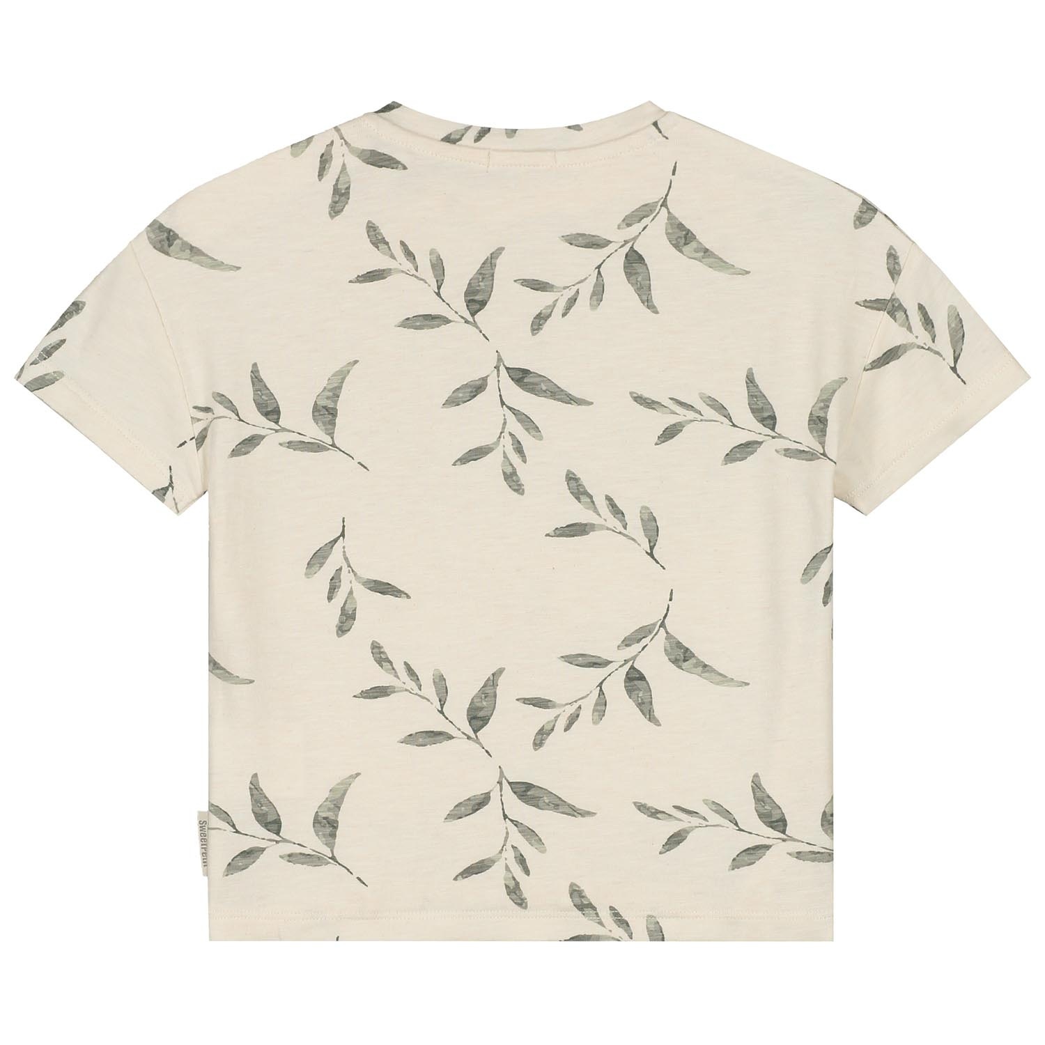 Sweet Petit peuter T-shirt Guus korte mouwen all over print beige