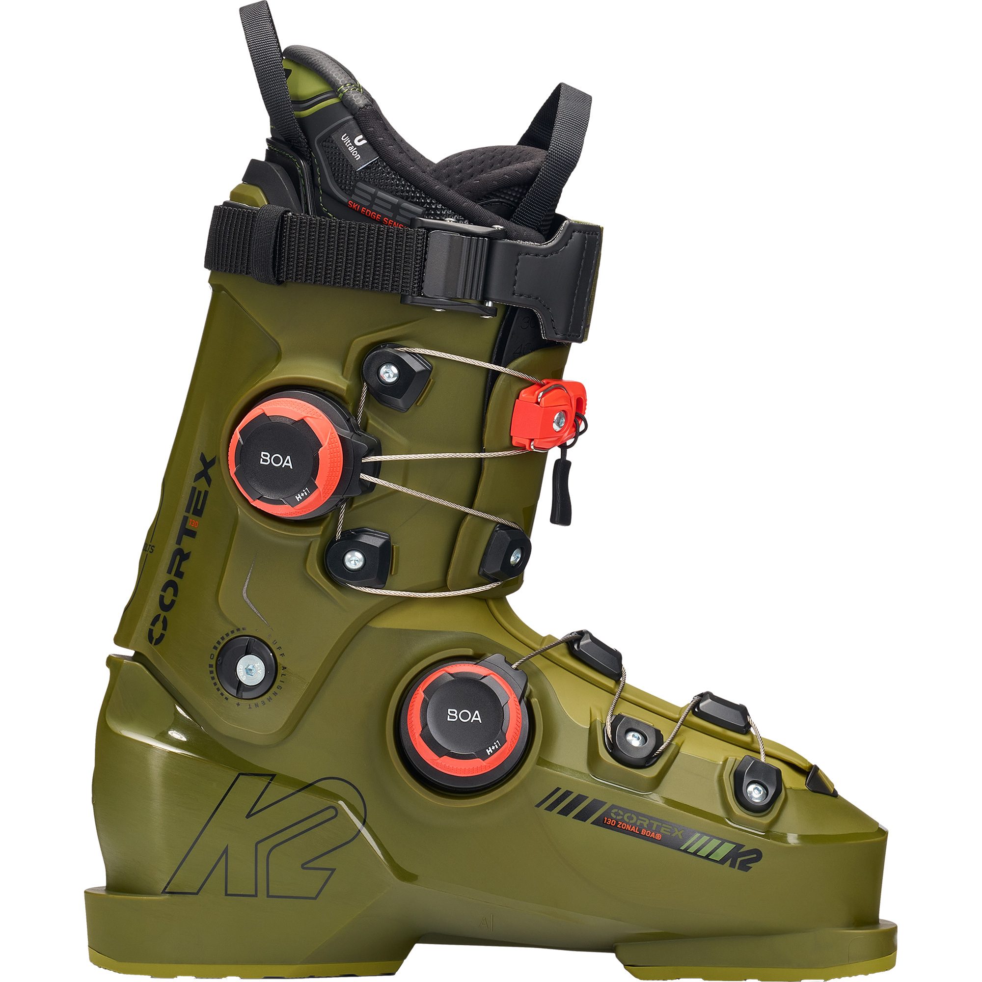 K2 Cortex 130 Zonal BOA® Alpin Skischuhe Herren grün