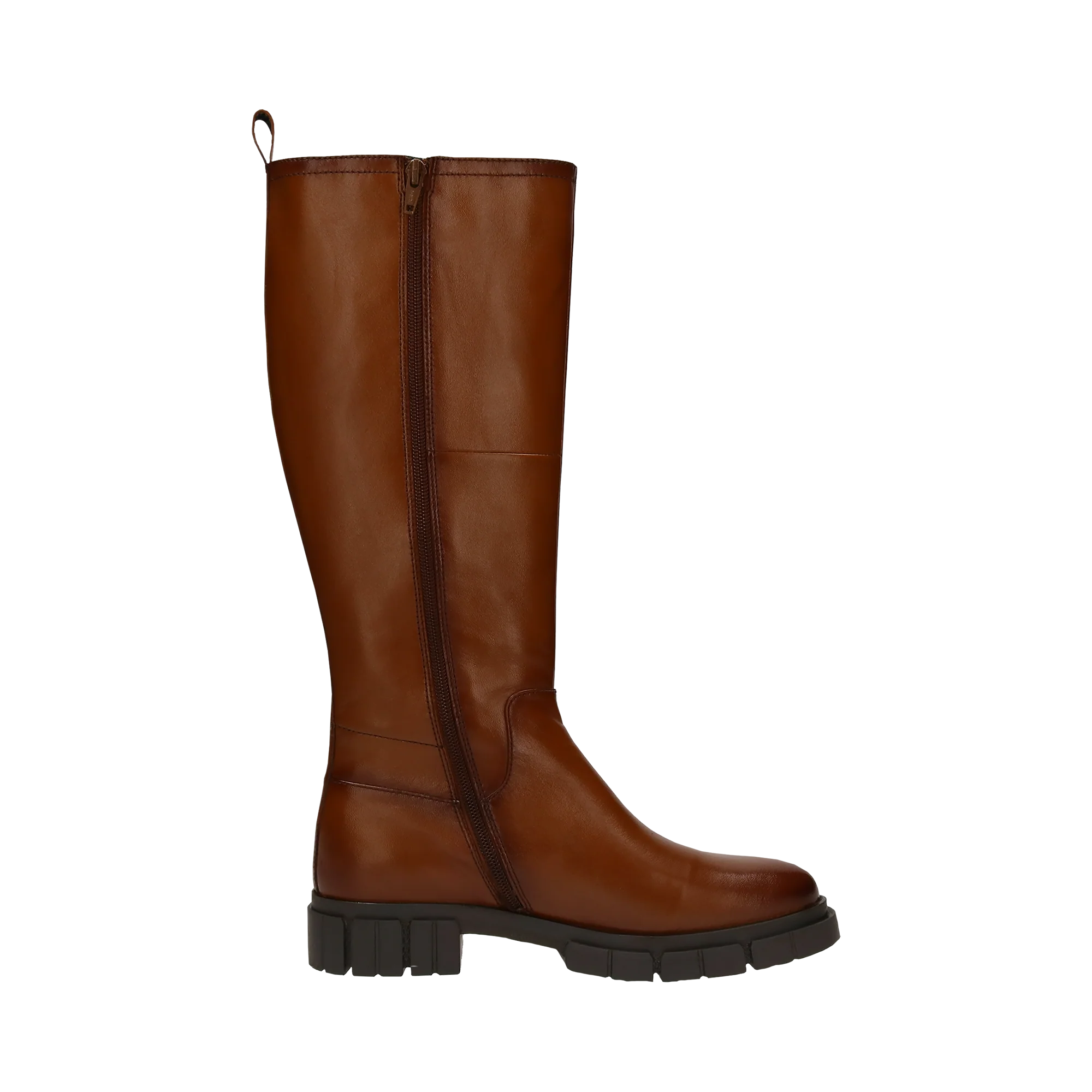Langschaftstiefel cognac