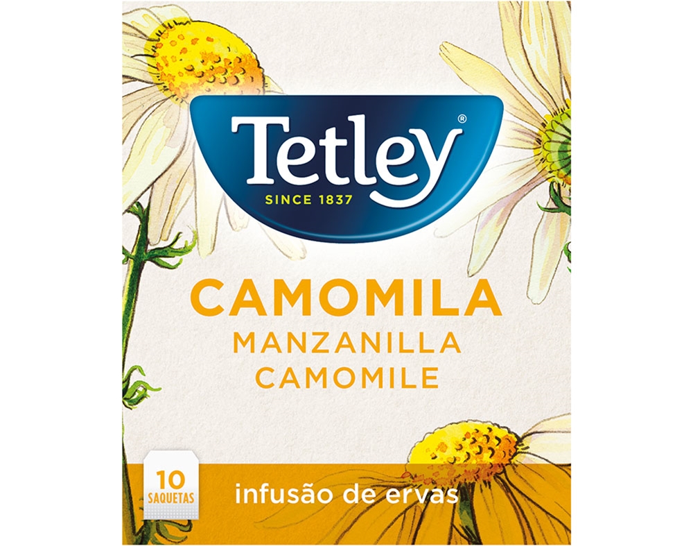 INFUSÃO TETLEY CAMOMILA 10 SAQUETAS