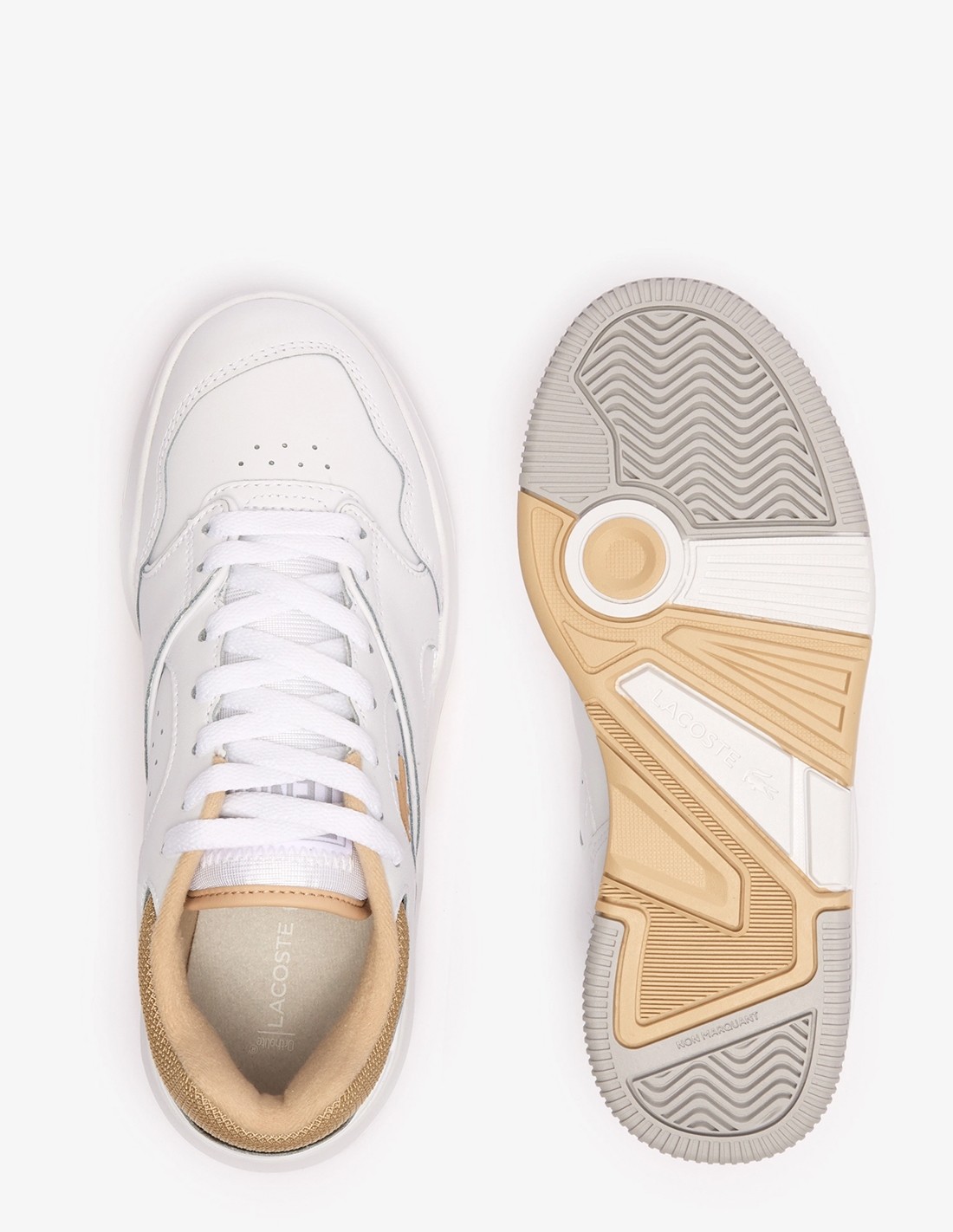 lacoste Sneakers Femme Lineshot 124 2 SFA Blanc/Beige