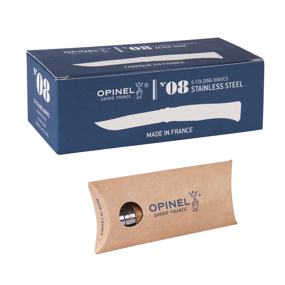 Couteau gravé Animalia lame 8.5 cm Cerf Opinel
