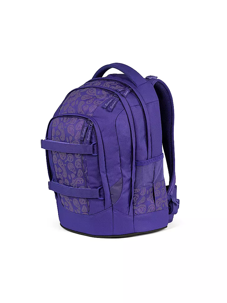 SATCH Schulrucksack Satch Pack Bright Faces lila