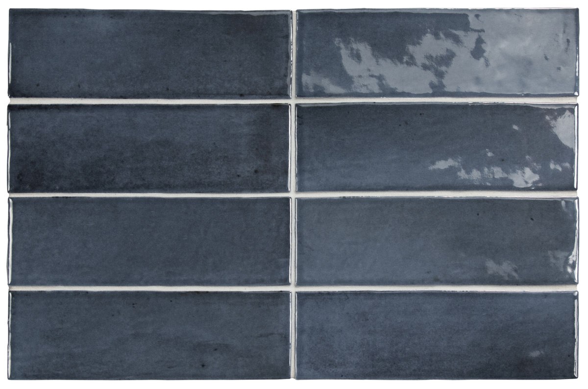 Jabo Premium Koko wandtegel 15x5cm donkerblauw glans
