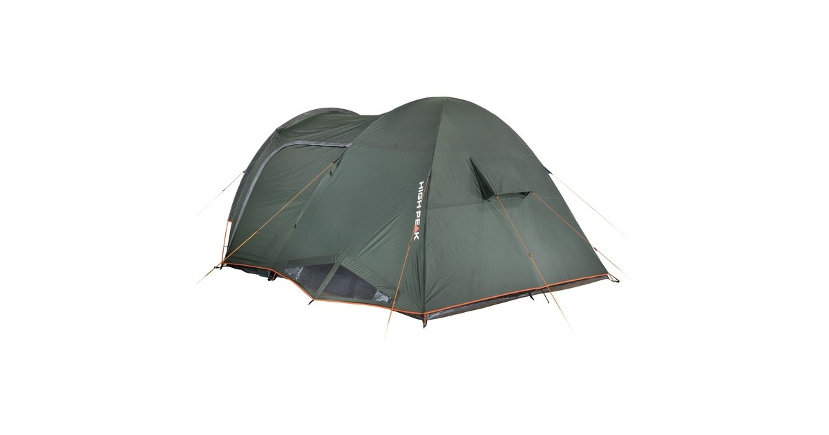 High PeakTessin 4.1 tent  (Donkergroen/grijs, Climate Protection 80)