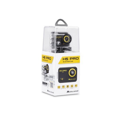 Câmera esportiva Midland H5 Pro Wifi 4k 30fps à prova d'água 30m