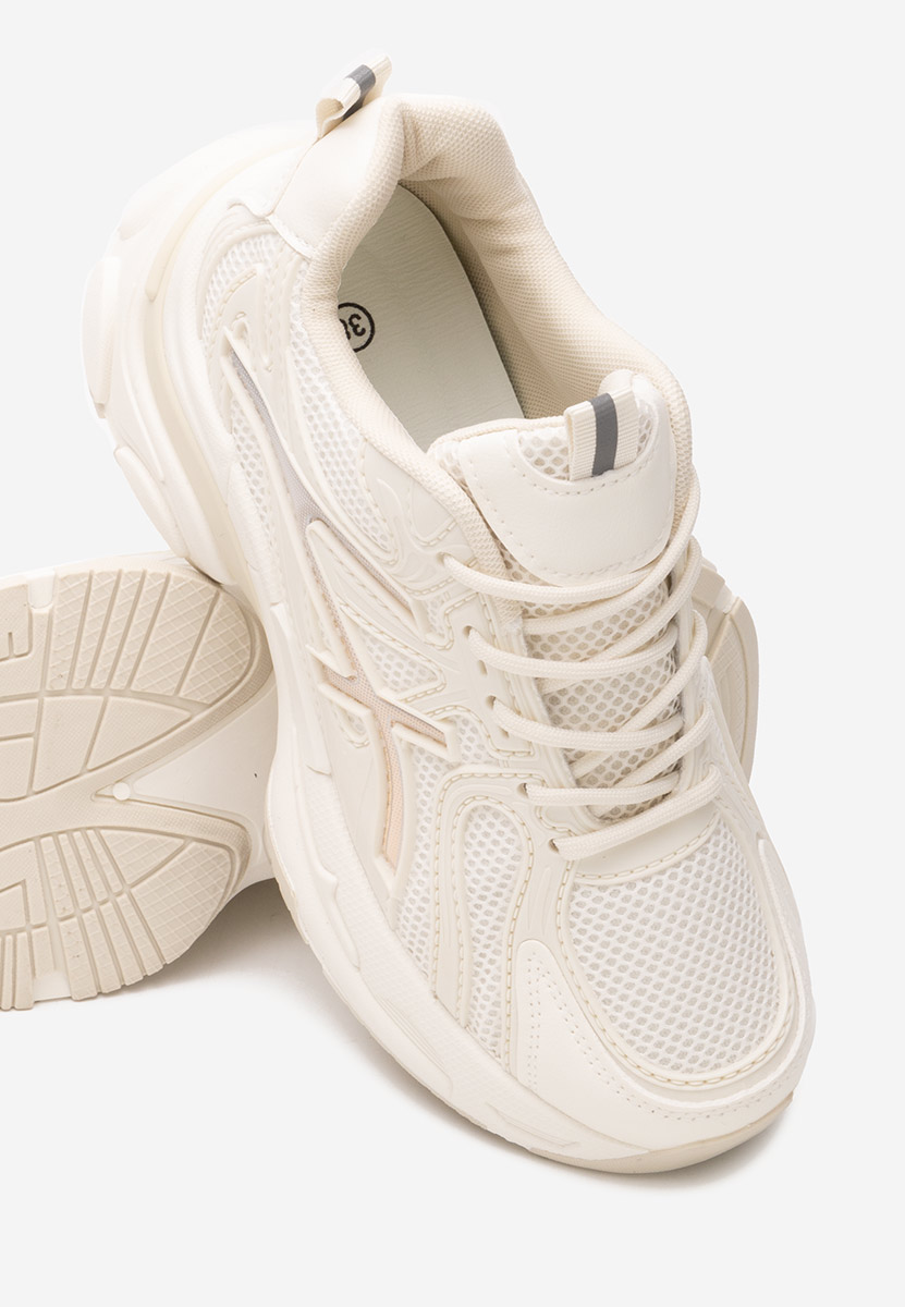 Baskets pour femme beige Chanelle