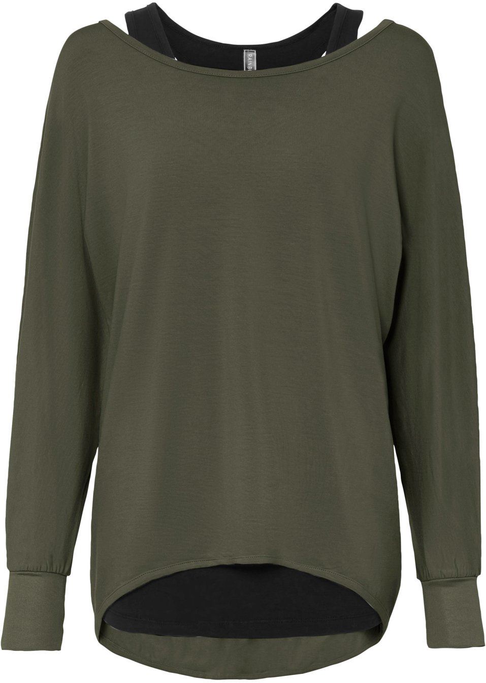 T-shirt long et top (Ens. 2 pces.)