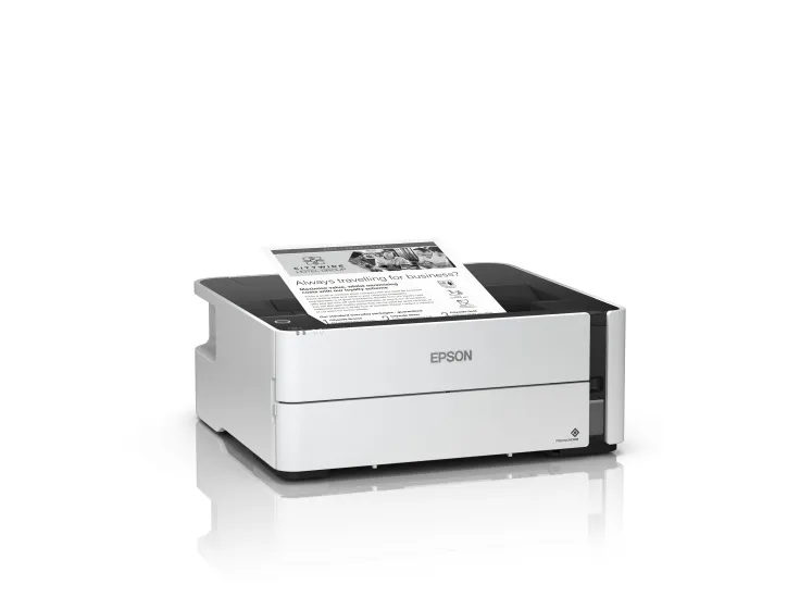 Epson EcoTank M1170 - Printer - S/H - Duplex - blækprinter - kan genopfyldes - A4/Legal - 1200 x 2400 dpi - op til 20 spm - kapacitet: 250 ark - USB 2.0, Gigabit LAN, Wi-Fi(n) - hvid