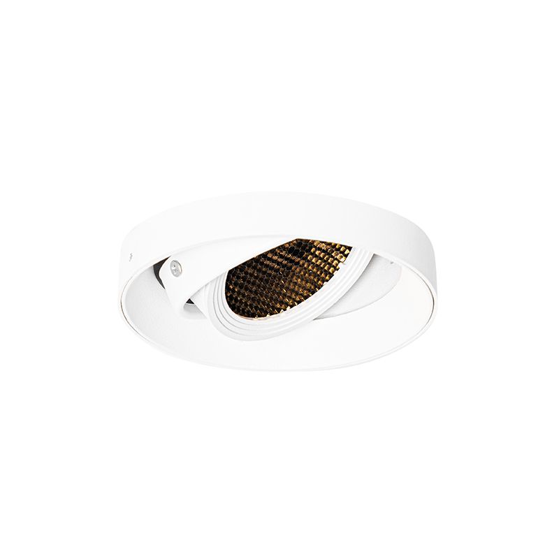 Moderne inbouwspot wit GU10 AR70 rond trimless - Oneon Honey