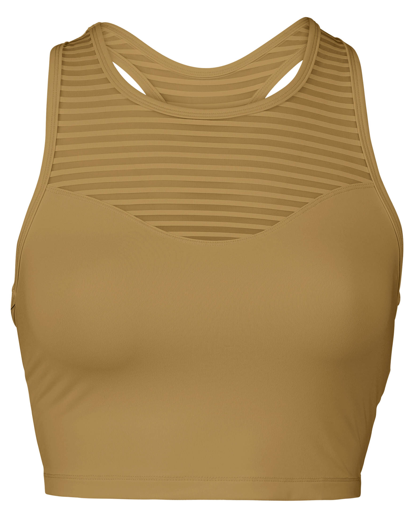 Casall| Damen Trainingstanktop STRIPE CROP TOP WITH MESH INSERT