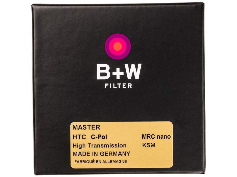 B W Polfilter MASTER Zirkular KSM MRC nano – 112 mm Zirkular-Polfilter sättigt den Himmel und das Blattwerk