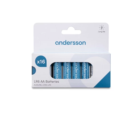 Andersson LR6 AA Long Life Alkaline 16-pcs