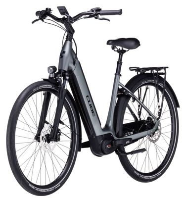 Vélo de Ville Électrique Cube Supreme Hybrid Pro 500 Easy Entry Shimano Nexus 8V 500 Wh 700 mm Gris Flash 2024