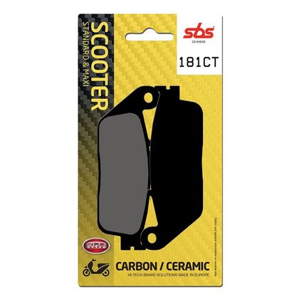 Plaquettes de freins SBS 181CT Organique Avant