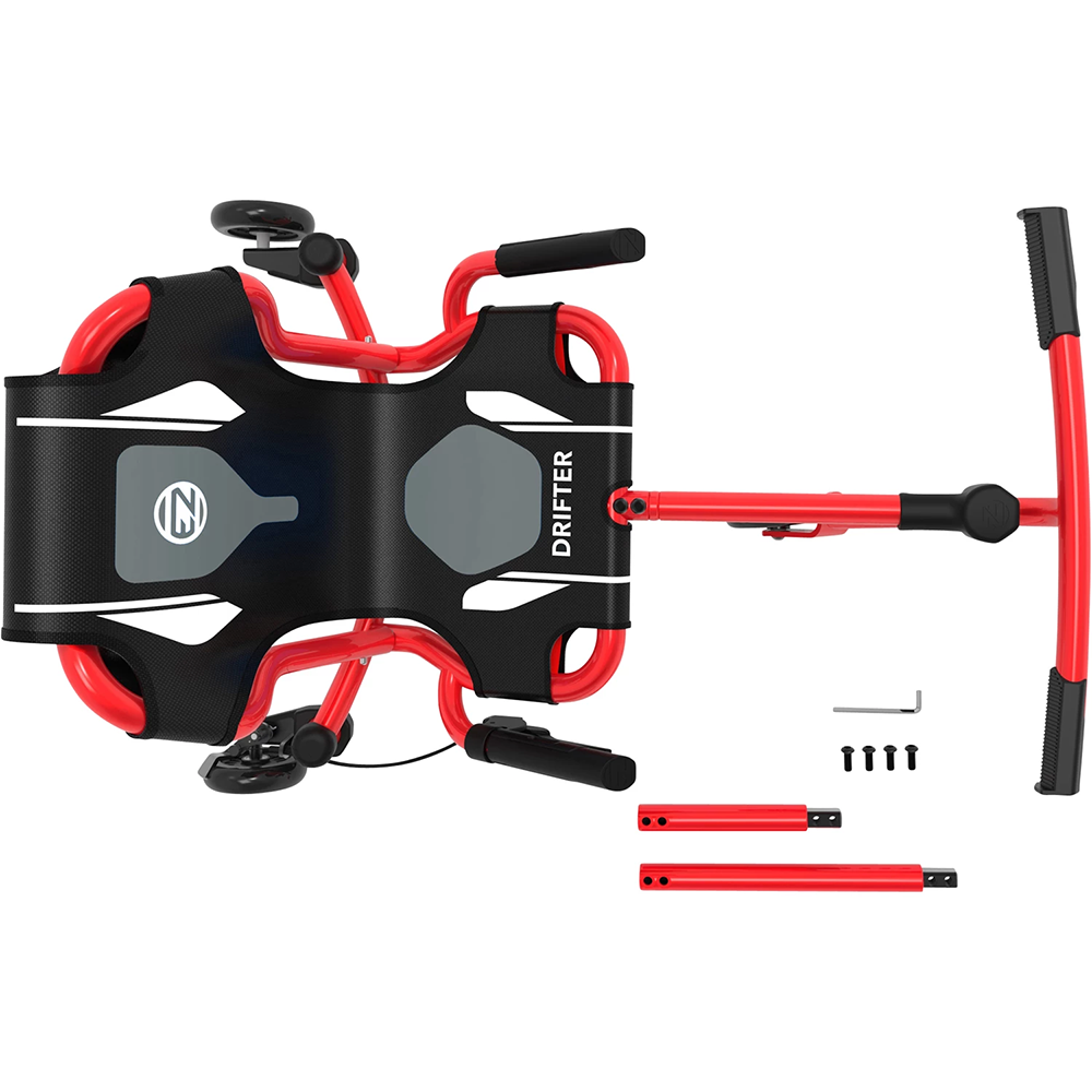Drifter X Kinder Dreirad Outdoor Fahrzeug Scooter Sitz Trike Spielzeug mit Handbremse (3800.61311) - Rot