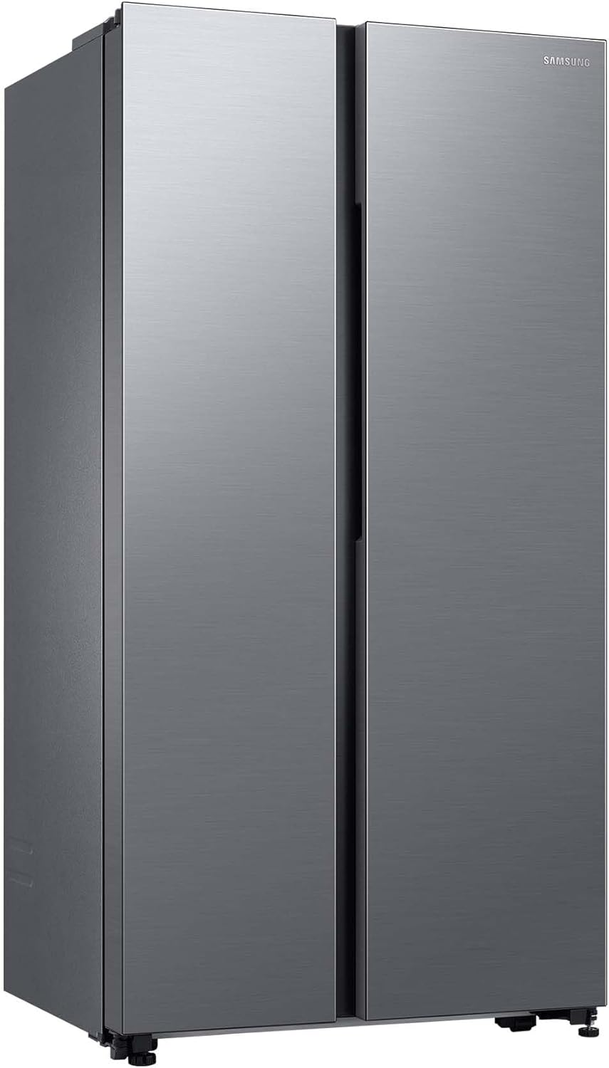 RS62DG5003S9EF Side-by-Side-Kühlschrank mit Gefrierfach, 178 cm, 628 l, SmartThings AI Energy Mode, Twist Ice Maker, SpaceMax, No Frost+, Edelstahl Look