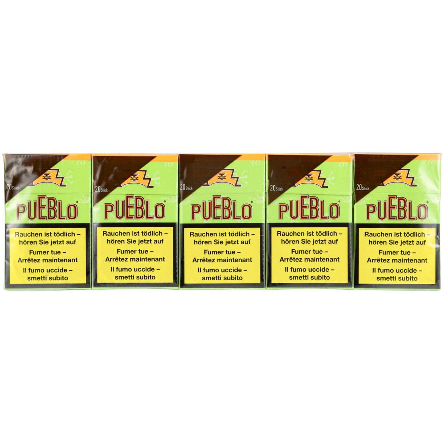 Pueblo Zigaretten Green Box Stange