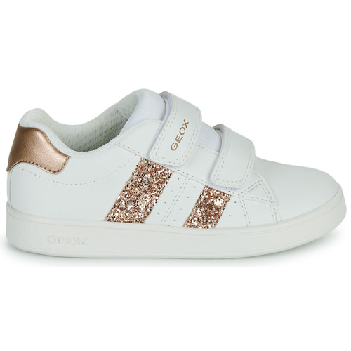 Geox - J ECLYPER GIRL - Blanc / Doré