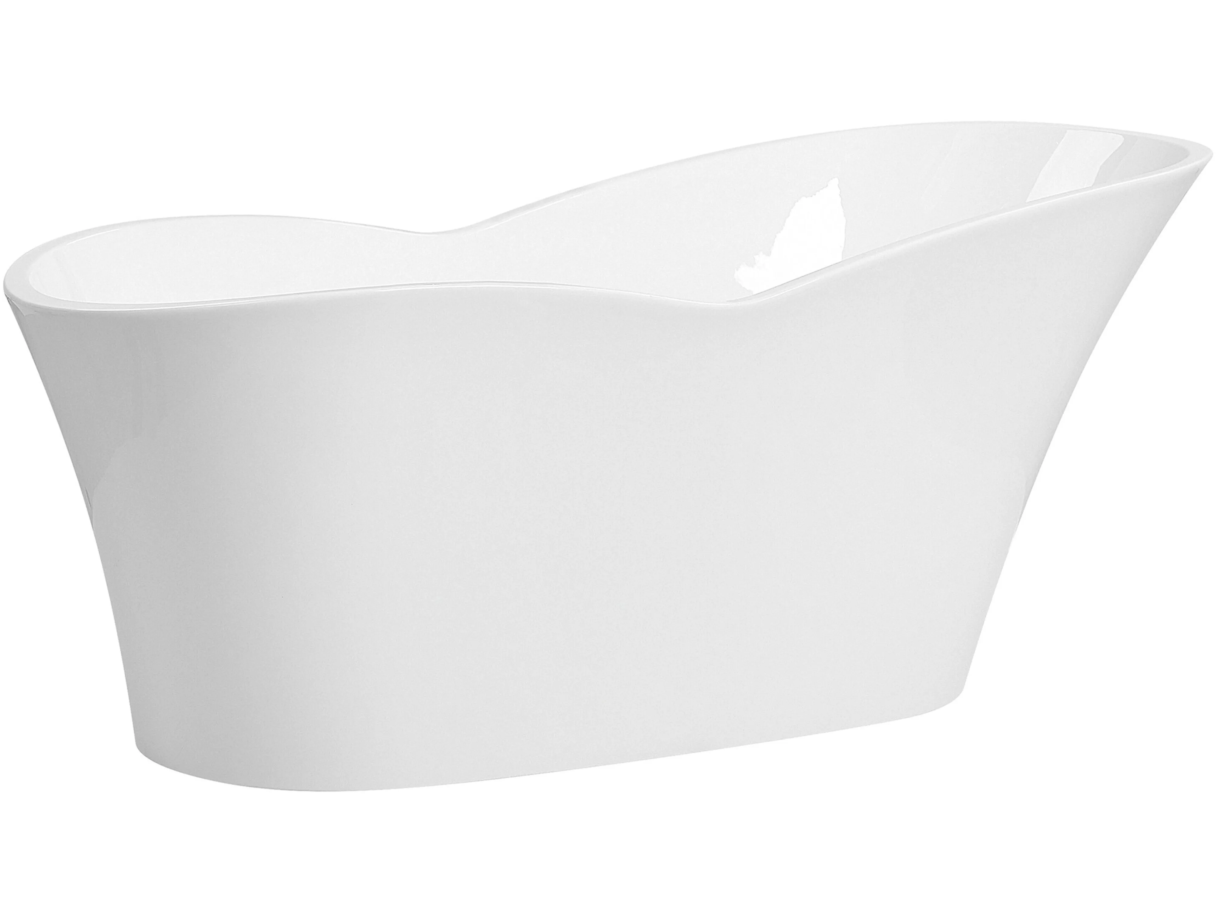 Vrijstaand bad DULCINA 170 x 80 cm Wit