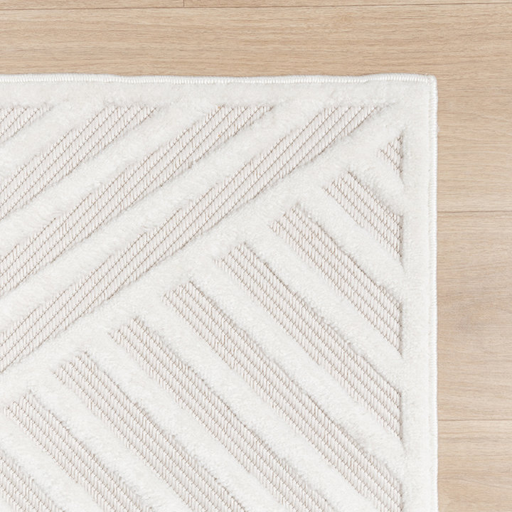 Modern binnen- en buitenkleed - Nori Lines Wit