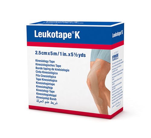 LEUKOTAPE K Kinesiologisches Tape 5mx2.5cm hautfarbig 1 Stk