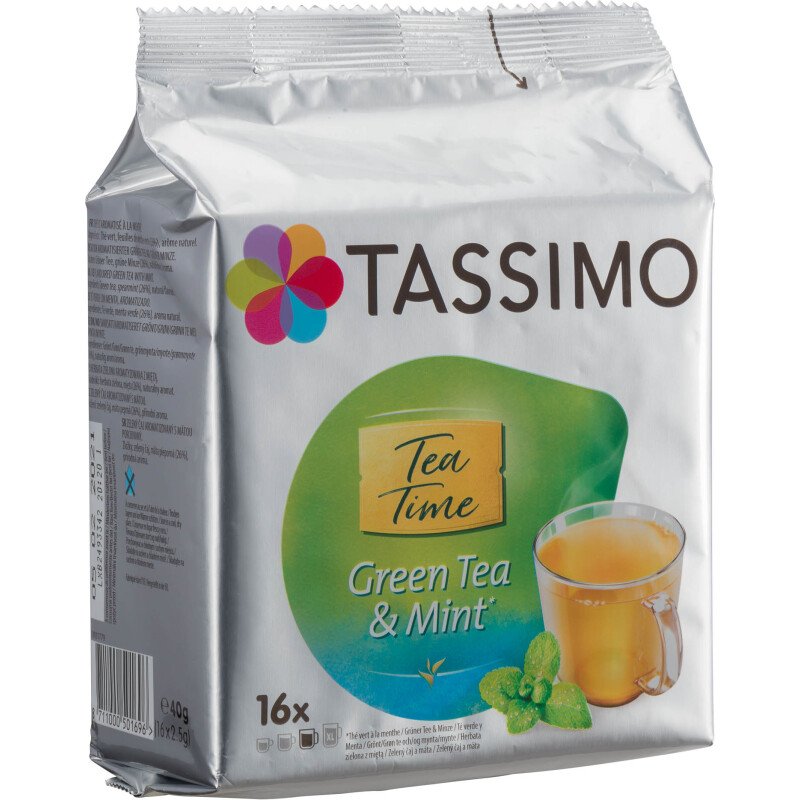 Capsules de Thé vert Menthe Tassimo Twinings - Paquet de 16